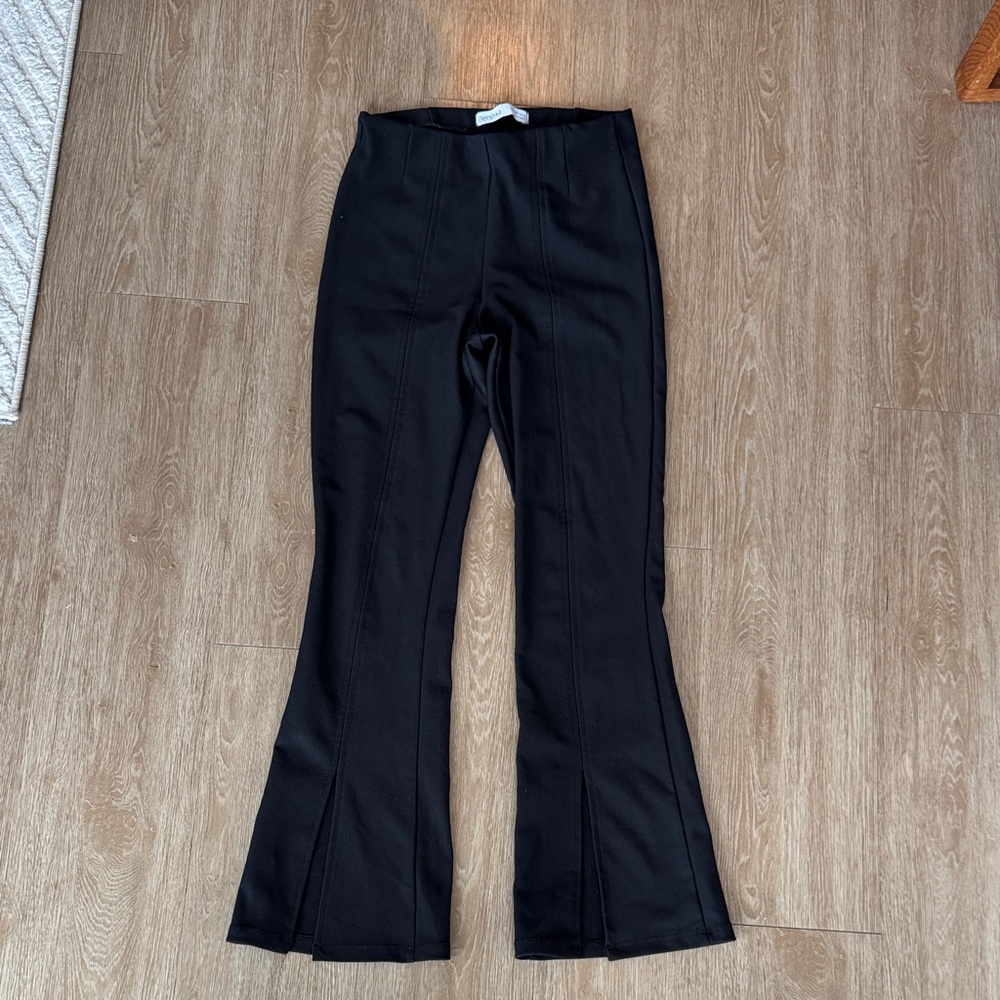 Berksha Black Flared Pants